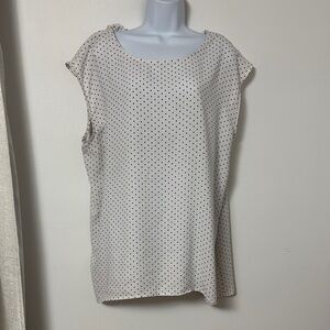 Halogen Polka Dot Sleeveless Top